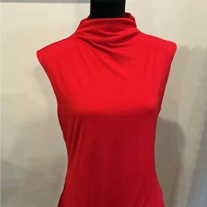 Wild Fable Bold Red Turtleneck Top